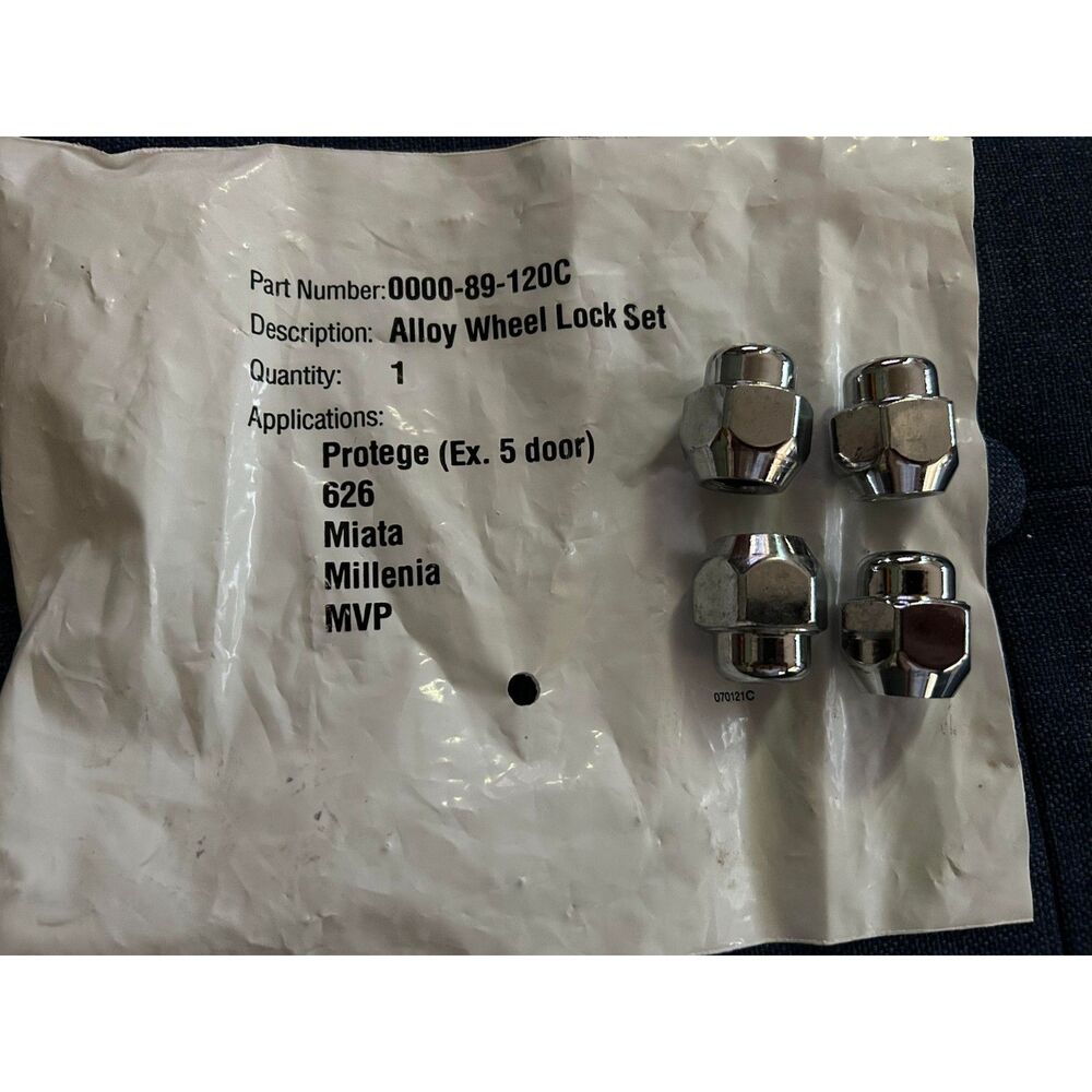 Mazda Alloy Tire Alloy Wheel Lock Set 0000-89-120C